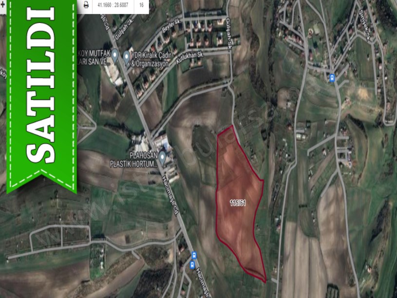 Arnavutköy Hacımaşlıda Satılık Arsa , 1000 M2 Yolu Var Çevrilebilir