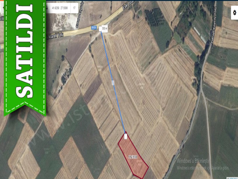 Kırklareli Pınarhisar Erenlerde Satılık Arsa , 2,657 m2 Hisseli 