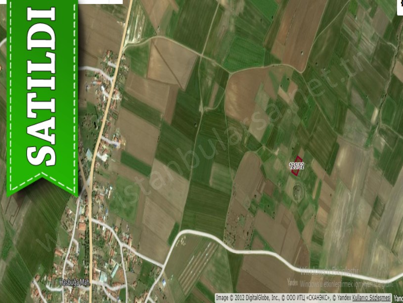 Kırklareli Vize Hasbuğa Köyünde  Satılık Tarla , 1,264 M2 Evlerin Yakını Yola Cephe