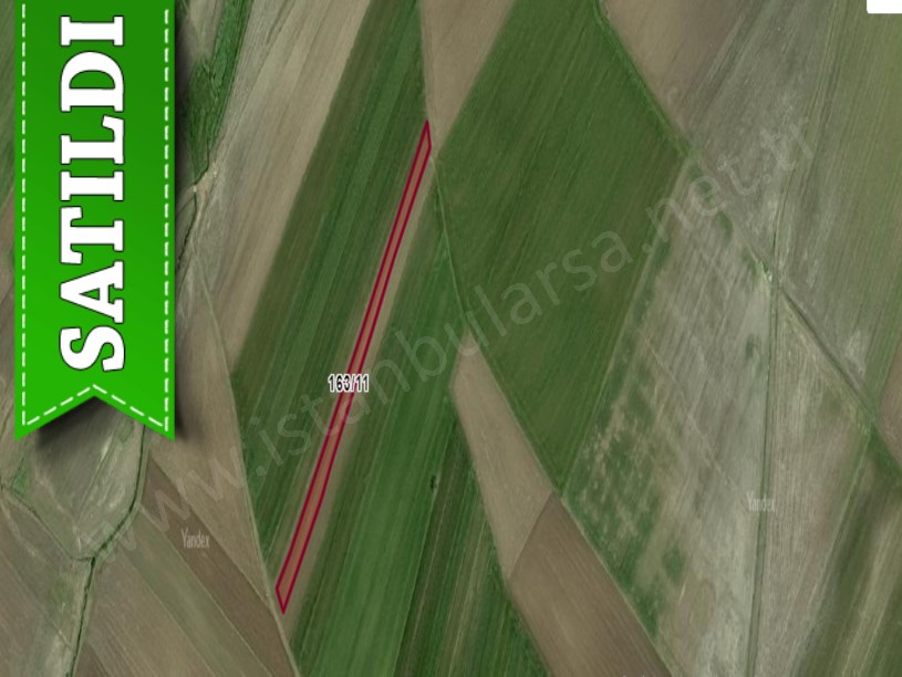 Kırklareli Vize Hasbuğa Köyünde  Satılık Tarla , 2,638 M2 Yolu Var