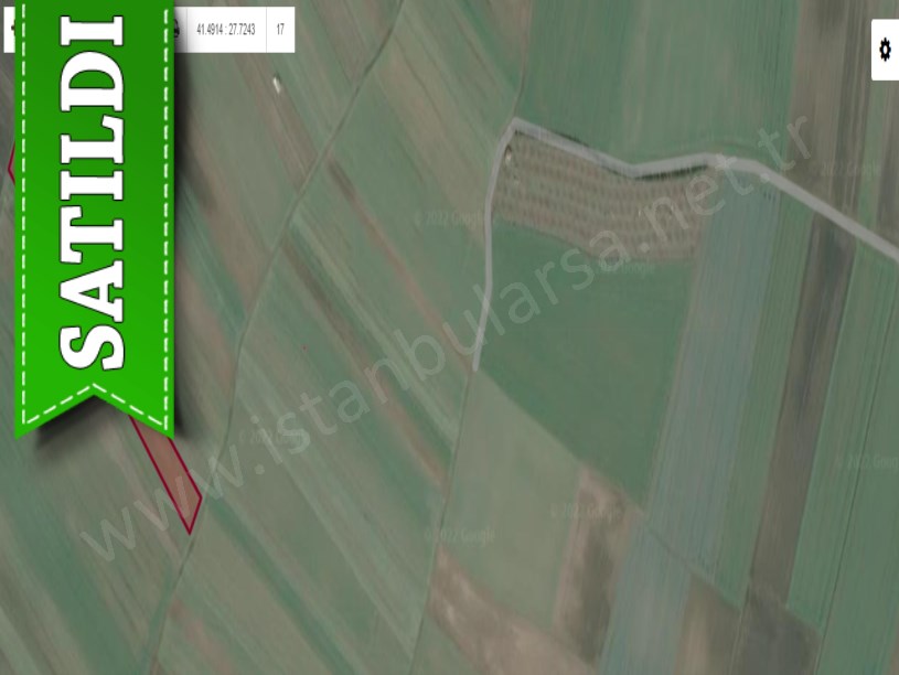 Kırklareli Vize Hasbuğa Köyünde  Satılık Tarla , 6,470 M2 Müstakil Yolu Var