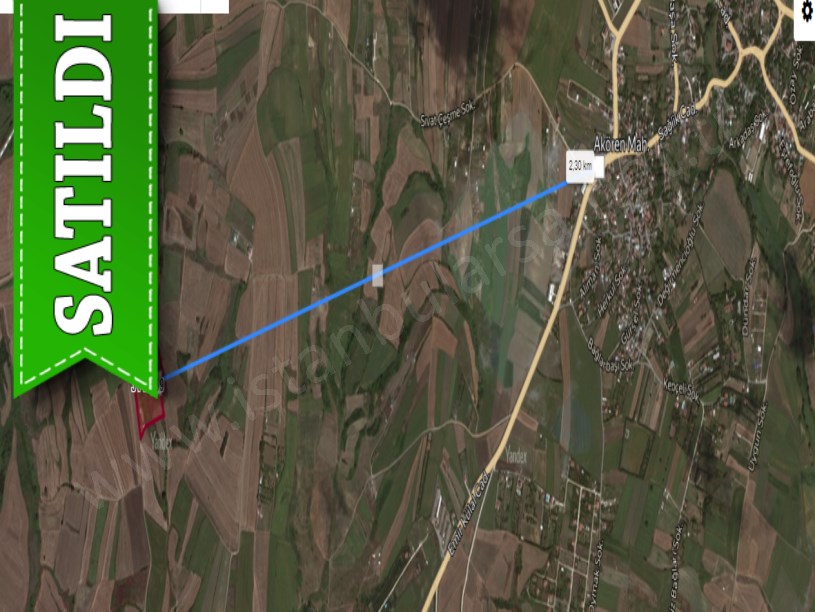 Silivri Akörende Satılık Arsa , 447 m2 Yolu Var Evlerin Yakını