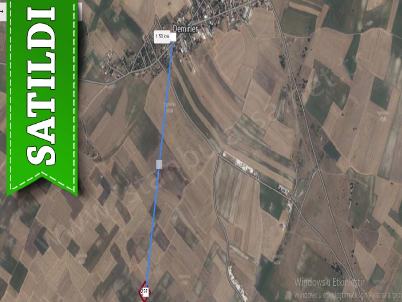 Tekirdağ Saray Servi Mah. Satılık Tarla ,6,120 m2 Müstakil Yolu Var
