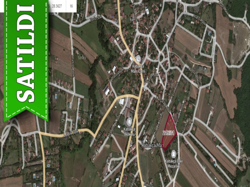 Çatalca Kabakçada Satılık Arsa , 300 m2 Şehir Merkezinde