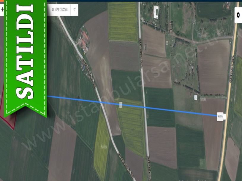 Silivri Fenerköyde Satılık Arsa , 1,212 M2 Çaplı Yolu Var
