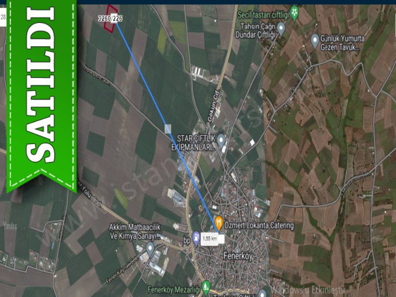 Silivri Fenerköyde Satılık Arsa , 1,212 M2 Çaplı Yolu Var
