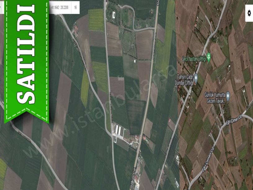 Silivri Fenerköyde Satılık Arsa , 1,212 M2 Çaplı Yolu Var