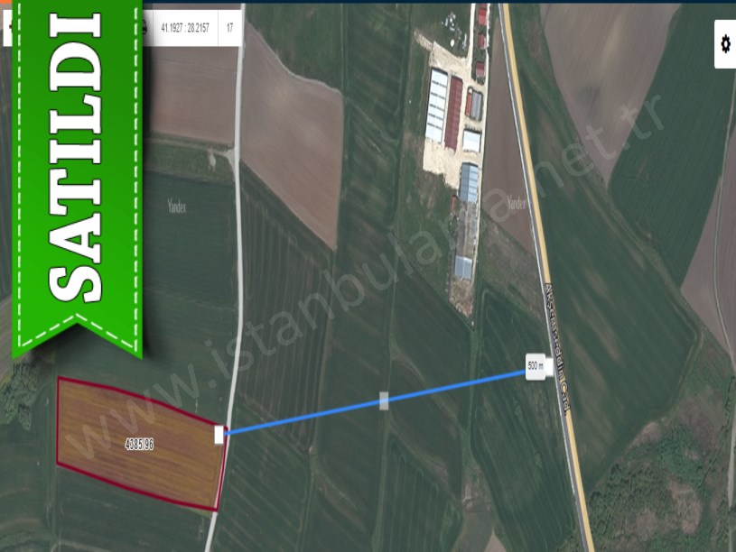 Silivri BüyükSinekli,de Satılık Arsa , 2,090 M2 Çaplı Çevrili 