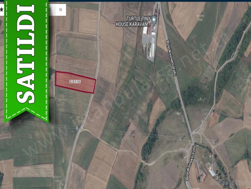 Silivri BüyükSinekli,de Satılık Arsa , 2,090 M2 Çaplı Çevrili 