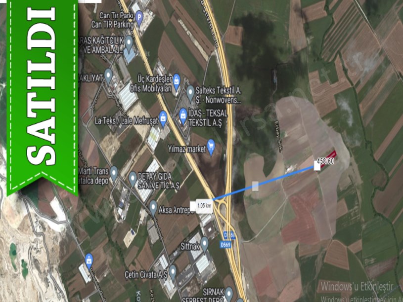 Çatalca Ferhatpaşada Satılık Arsa , 500 M2 Yolu Var Hisseli
