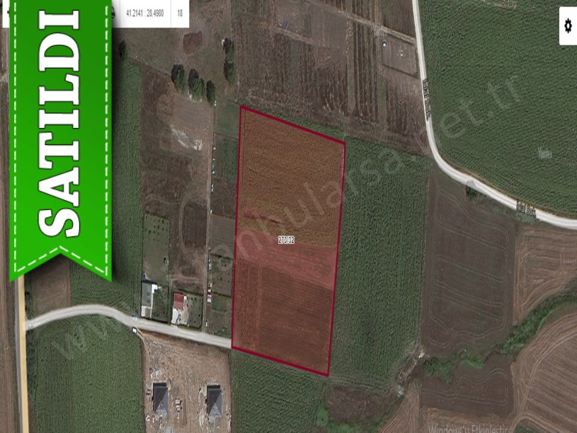 Çatalca Kestanelikte Satılık Arsa , 1,385 M2 Etrafı Çevrili Çaplı