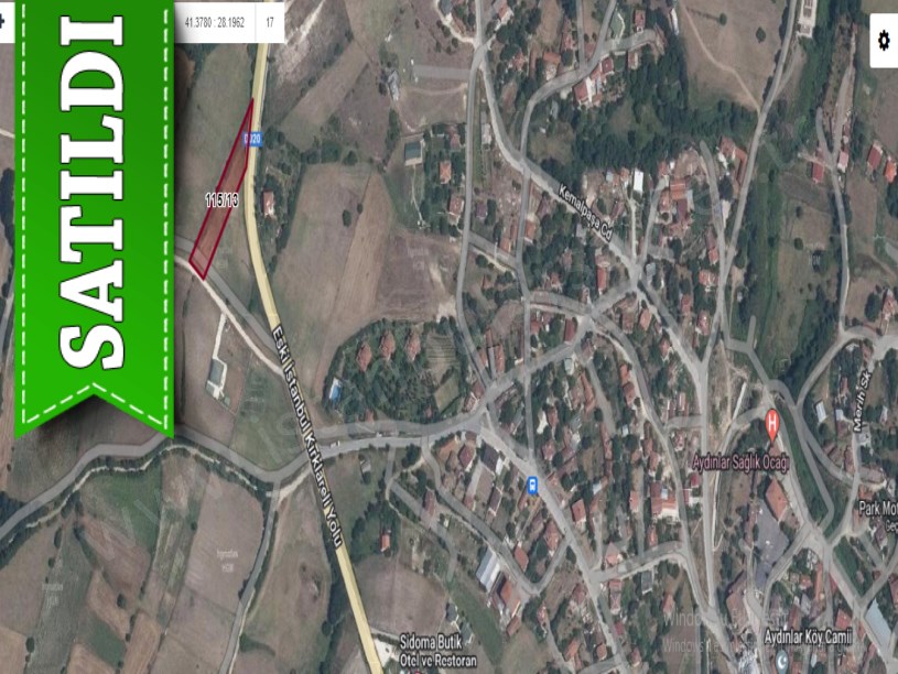 Çatalca Aydınlarda Satılık Arsa , 2,173 m2 Asfalt Yola Cephe Müstakil
