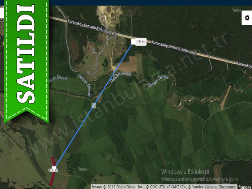 Çatalca Ormanlıda Satılık Arsa , 250 M2 Yolu Var Hisseli 