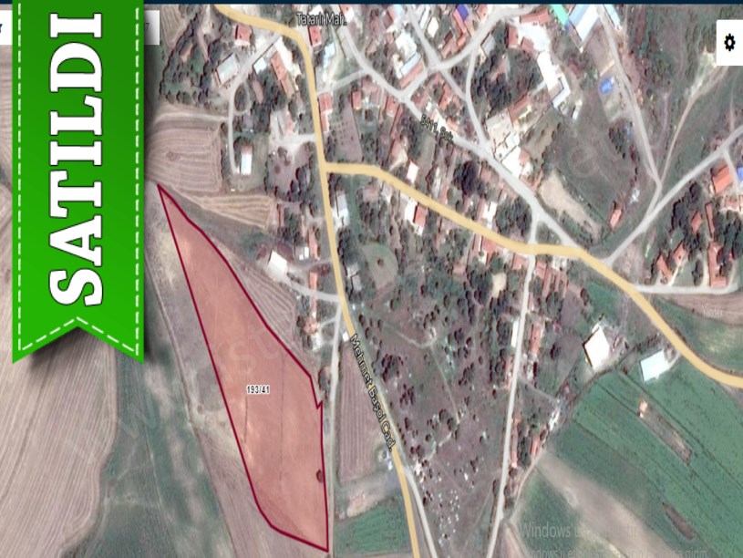 Tekirdağ Hayrabolu Tatarlı Mah. Satılık Arsa , 1,010 m2 Köy İçi Yola Cephe