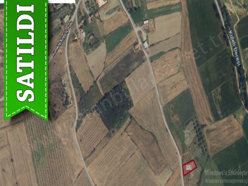 Kırklareli Pehlivanköy Kumköyde Satılık Arsa , 946 m2 Müstakil Yola Cephe 