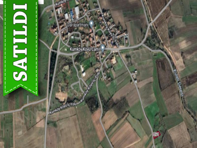 Kırklareli Pehlivanköy Kumköyde Satılık Arsa , 946 m2 Müstakil Yola Cephe 