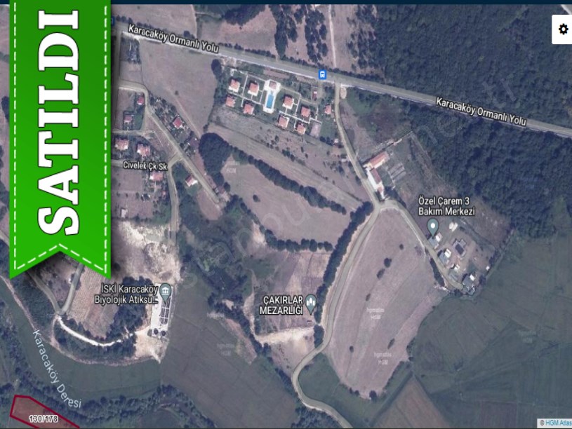 Çatalca Karacaköyde Satılık Arsa , 450 m2 Yolu Var Çaplı