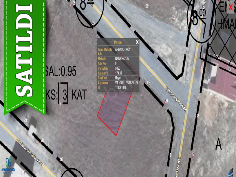 Arnavutköy Çardaktepede Satılık Arsa , 174 M2 Kıbrıs Caddesine Yakın İmarlı