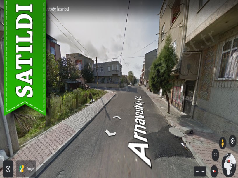 Arnavutköy Taşolukta Satılık Arsa , 300 m2 Köşe Başı Çift Dairelik Cadde Cephe