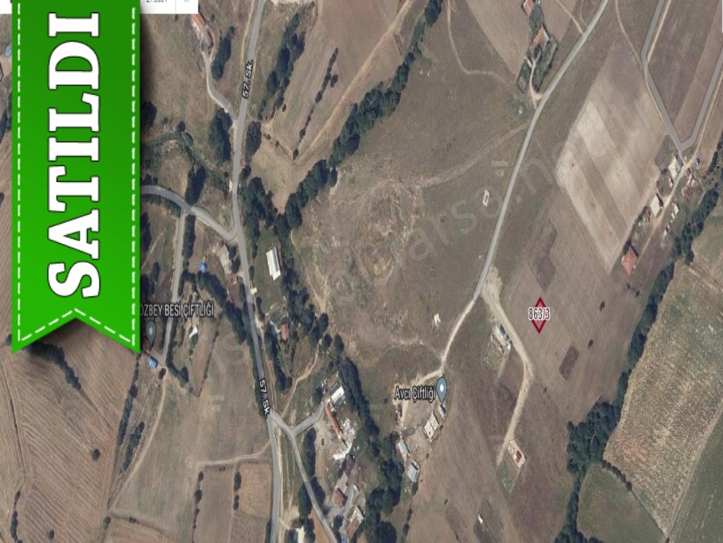 Tekirdağ Çerkezköy Kızılpınar Mah, Satılık Arsa , 395 m2 Müstakil Yolu Var
