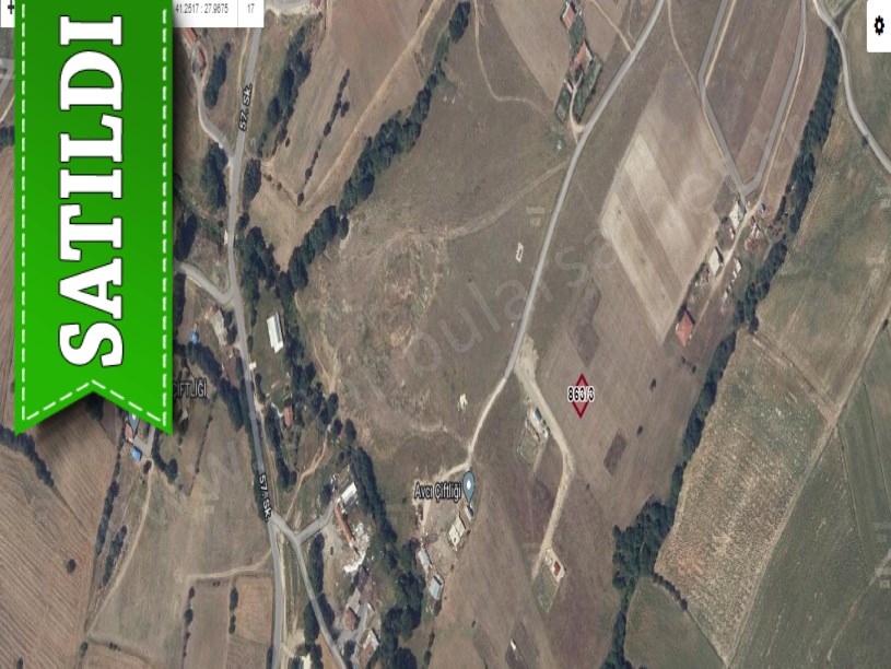 Tekirdağ Çerkezköy Kızılpınar Mah, Satılık Arsa , 395 m2 Müstakil Yolu Var