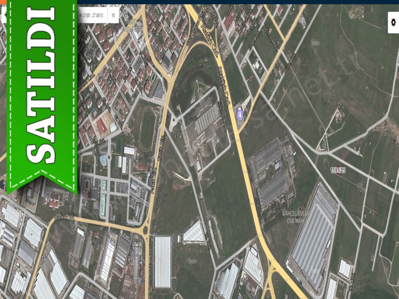 Tekirdağ Kapaklı Bahçelievler Mah. Satılık Arsa , 231 m2 OSB Yakını Müstakil