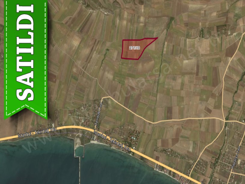 Tekirdağ Marmaraereğli Çeşmeli Mah Satılık Arsa , 225 M2 Yolu Var Hisseli 