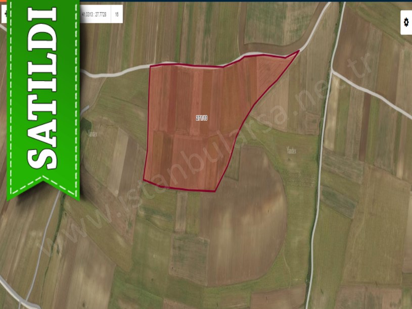 Tekirdağ Marmaraereğli Çeşmeli Mah Satılık Arsa , 225 M2 Yolu Var Hisseli 