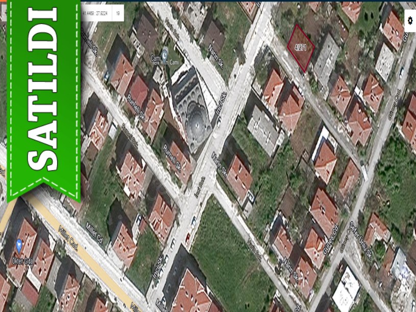 Tekirdağ Saray Yeni Mah. Satılık Arsa , 182 m2 Merkezde Çevrili  Müstakil 