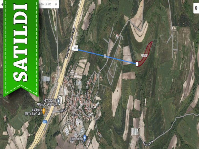 Çatalca Kızılcaalide Satılık Tarla ,7,500 M2 Müstakil Yolu Var