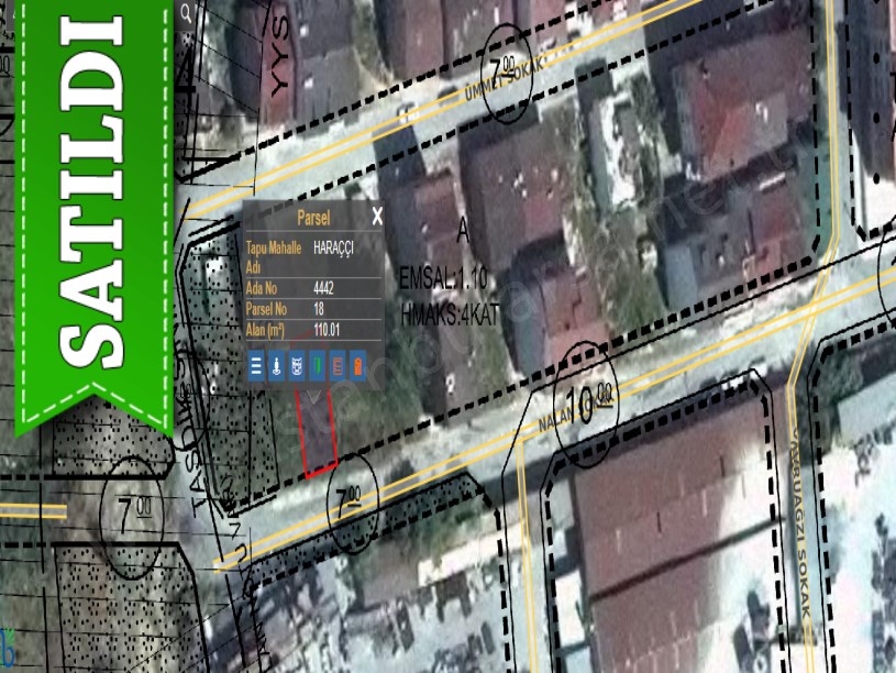 Arnavutköy Haraççıda Satılık Arsa , 110 m2 4 kat İmarlı Merkezde