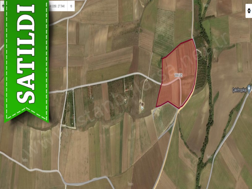 Tekirdağ Marmaraereğli Çeşmeli Mah Satılık Arsa , 222 M2 Yolu Mevcut 