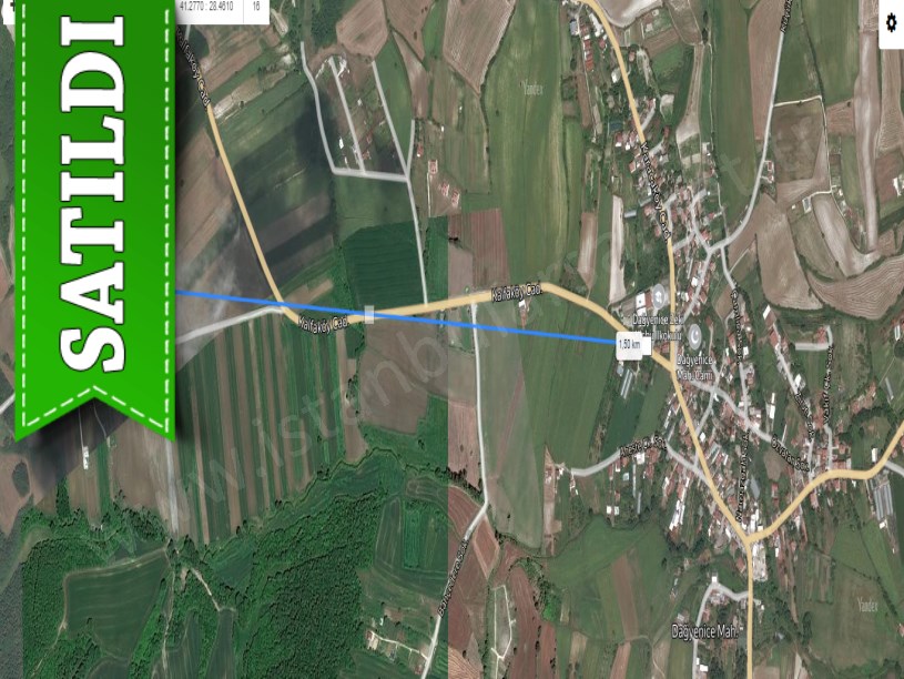 Çatalca Dağyenicede Satılık  Arsa , 8,300 M2 Çevrili Yerleşim İçinde 