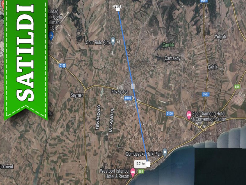 Silivri Değirmenköyde Satılık Arsa , 147 M2 Yolu Var Hisseli