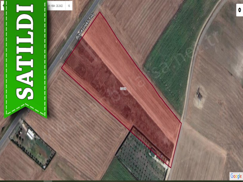 Silivri Fenerköyde Satılık Arsa , 726 m2  Asfalt Yola Cephe