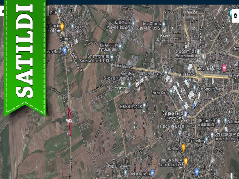 Arnavutköy Çilingirde Satılık Arsa , 245 M2 Cadde Cephe İmarlı