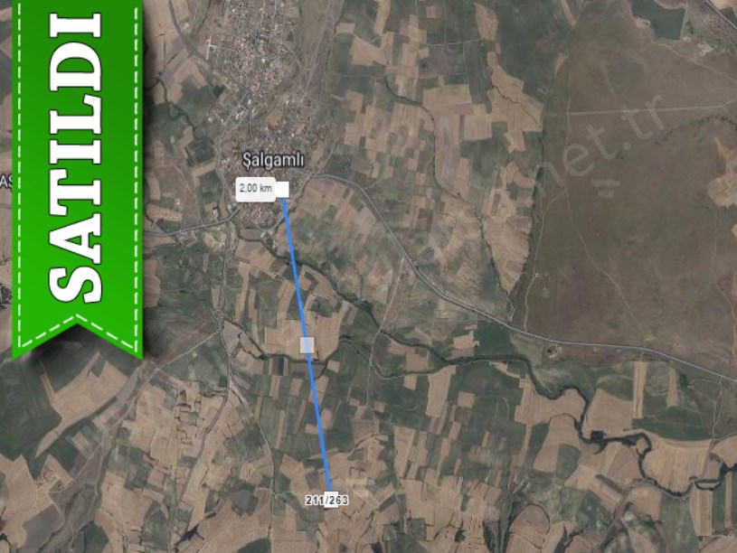 Tekirdağ Hayrabolu Şalgamlı,da Satılık Tarla , 5,125 M2 Yolu Var Müstakil