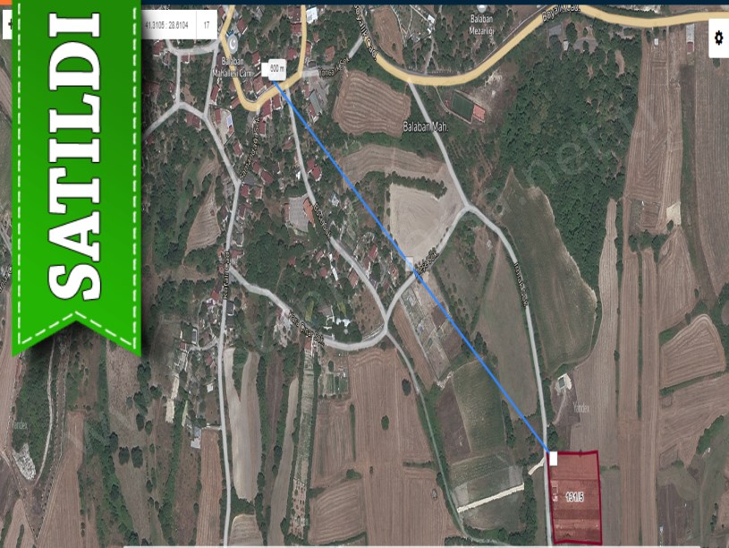 Arnavutköy Balabanda Satılık Arsa , 557 M2 Yola Cephe 