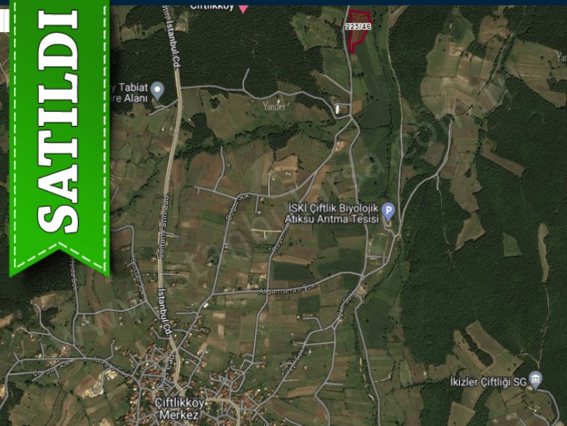 Çatalca Çiftlikköyde Satılık Arsa , 301 m2 Çaplı Meraya Cephe 