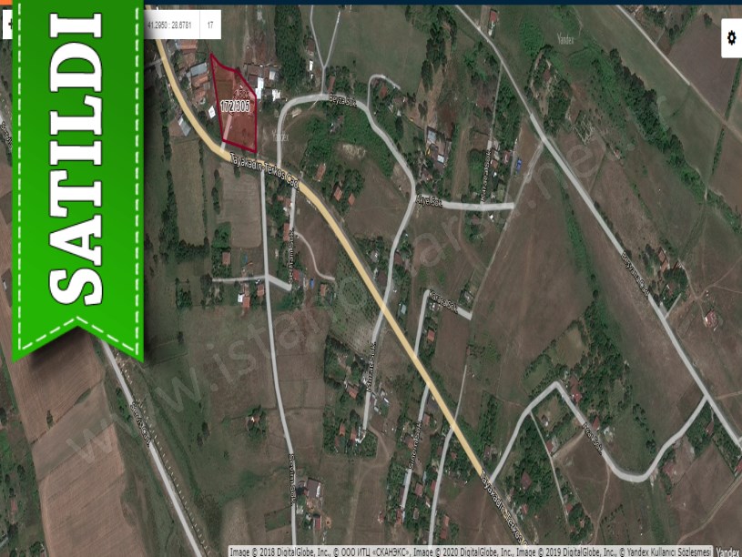 Arnavutköy Tayakadında Satılık Arsa , 628 M2 Müstakil Caddeye Yakın 