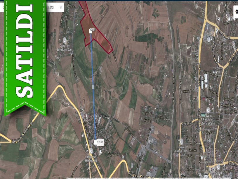 Arnavutköy Çilingirde Satılık Arsa , 900 m2 Yola Cephe Evlerin Yakını