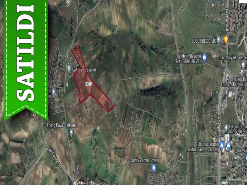 Arnavutköy Çilingirde Satılık Arsa , 900 m2 Yola Cephe Evlerin Yakını
