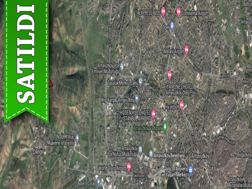 Arnavutköy Çilingirde Satılık Arsa , 900 m2 Yola Cephe Evlerin Yakını