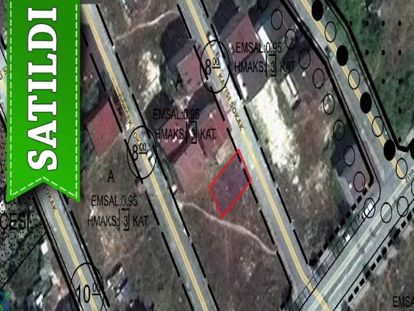 Arnavutköy Çardaktepe,de Satılık Arsa , 136 m2 Cadde Yakını 3 Kat Konut İmarlı