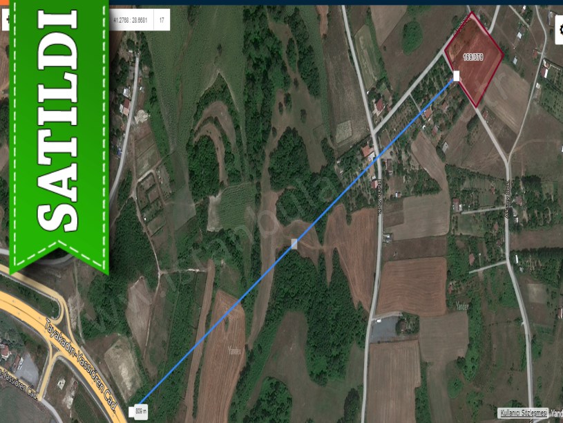 Arnavutköy Tayakadında Satılık Arsa , 966 m2 Evlerin Yakını Yolu Var