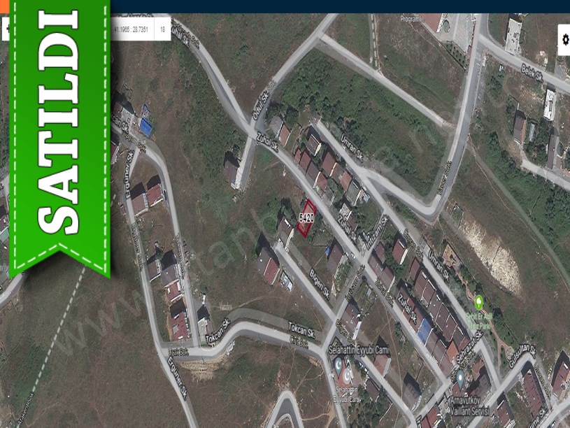  Arnavutköy NeneHatun Mah. Satılık Arsa , 200 M2  Müstakil İmarlı 