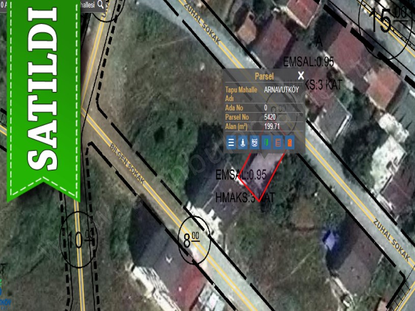  Arnavutköy NeneHatun Mah. Satılık Arsa , 200 M2  Müstakil İmarlı 