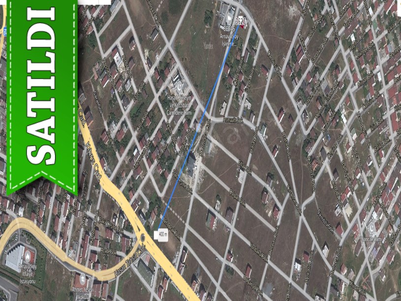 Arnavutköy Yavuzselim Mah Satılık Arsa , 135 m2 Cadde Cephe İmarlı Müstakil