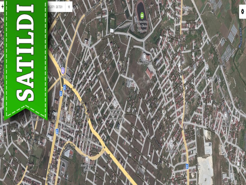 Arnavutköy Yavuzselim Mah Satılık Arsa , 135 m2 Cadde Cephe İmarlı Müstakil
