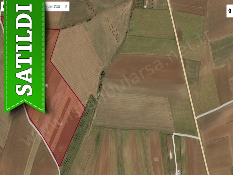 Tekirdağ Marmaraereğli Çeşmeli Mah Satılık Arsa , 185 M2 Yolu Var Hisseli
